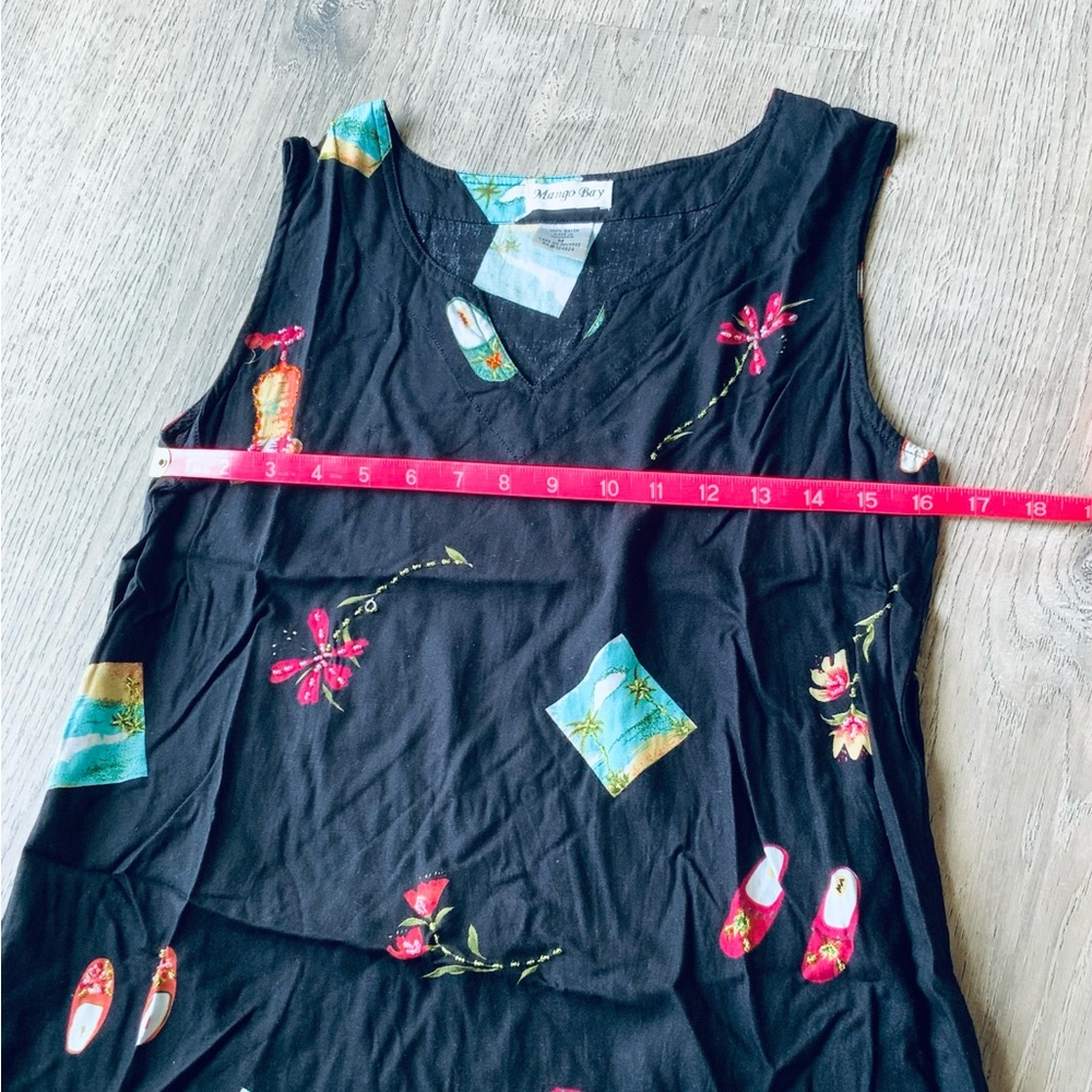 Mango Bay | Tropical Dress | size M - Picture 6 of 9